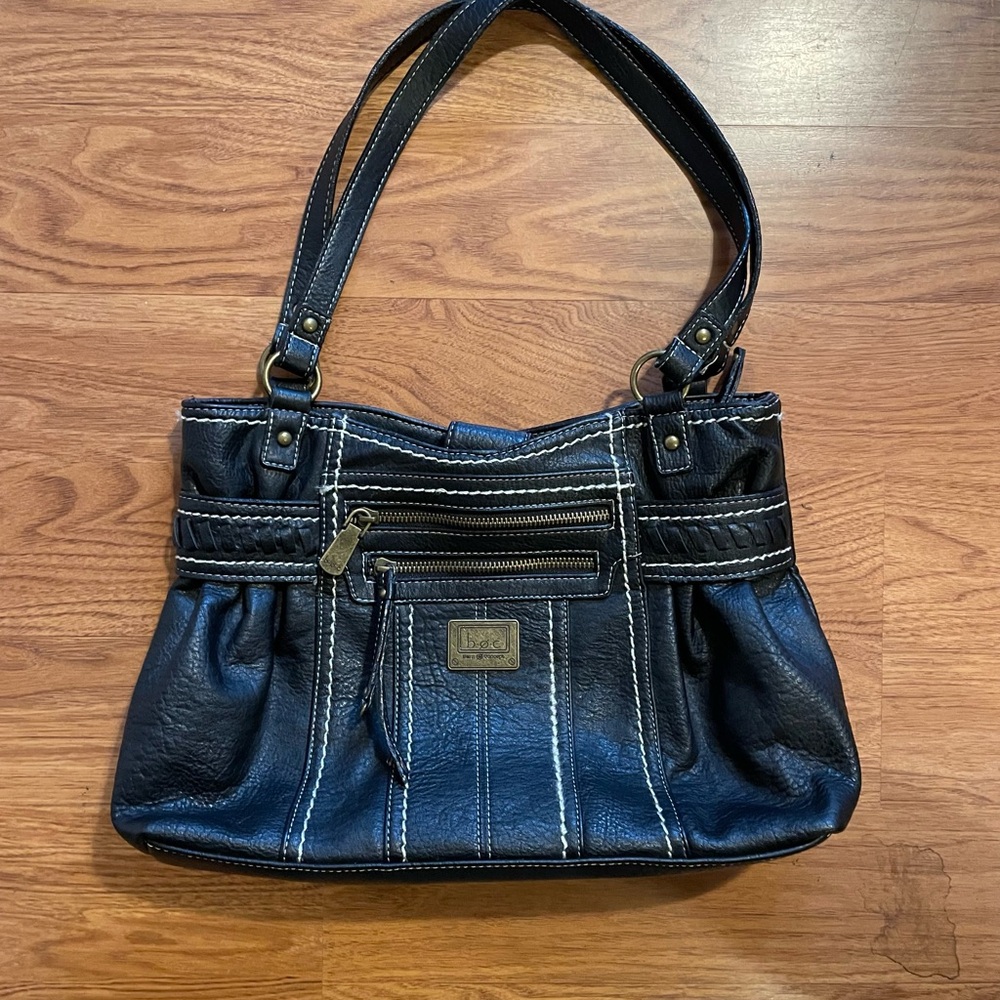BOC Faux Leather Hand Bag Black